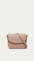 Soft Orchid leather crossbody bag