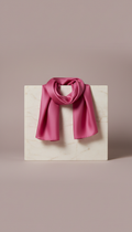 Silk scarf in velvet pink