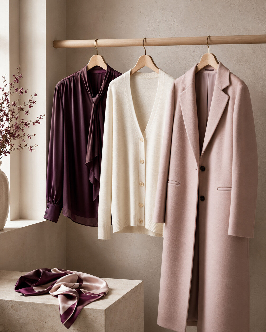 HavaPassion plum, ivory and blush womenswear